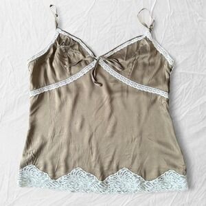 Banana Republic silk lace cami top